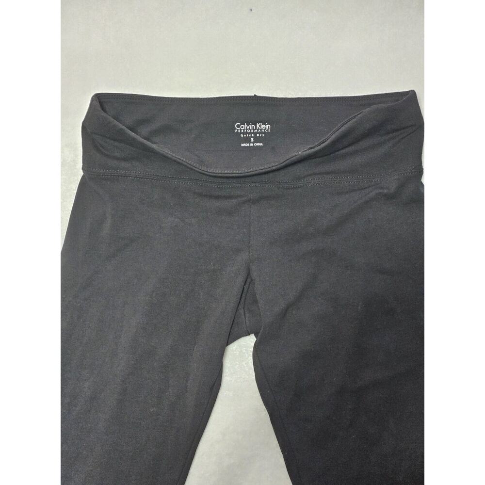 Calvin Klein Performance Quick Dry Leggings Black Size Small EUC - Picture 2 of 10